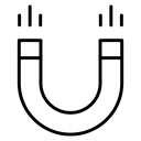 Attraction Black Outline icon