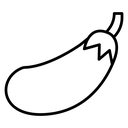Aubergine Curved Calyx icon