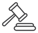 Auction Black Outline icon