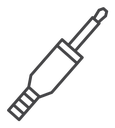 Audio jack icon