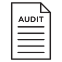 Audit report icon
