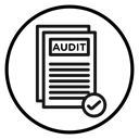 Audit Report Check Mark icon
