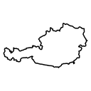 Austria Country Map icon