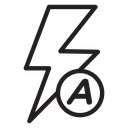 Auto flash icon