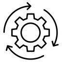 Automation Gear Arrows icon