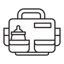 Baby bag icon