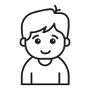 Baby boy icon