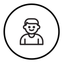 Baby boy icon