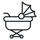 Baby carriage 3 icon