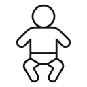 Baby changing icon