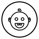 Baby dental icon