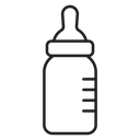 Baby feeding bottle icon