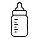 Baby feeding bottle icon