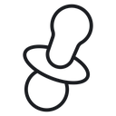 Baby pacifier 2 icon