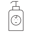 Baby shampoo icon
