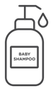 Baby shampoo icon