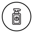 Baby shampoo icon