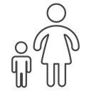 Baby sitter icon