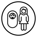 Babysitter Swaddled Baby icon