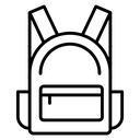 Backpack Front Zip Pocket icon