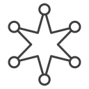 Badge Sheriff icon