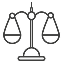 Balance scale icon