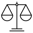 Balance Scale Two Pans icon