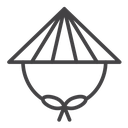 Bamboo hat icon
