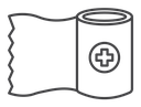 Bandage Roll Cross icon