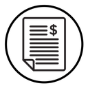 Bank statement icon