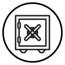 Bank vault icon