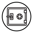Bank vault icon