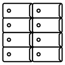 Banking locker icon
