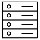 Banking locker icon