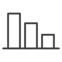 Bar diagram icon