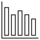 Bar diagram icon