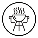 Barbecue grill icon