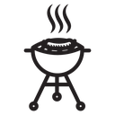 Barbecue grill icon