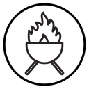 Barbecue grill icon