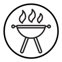 Barbecue grill icon