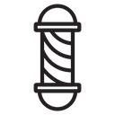 Barber pole icon