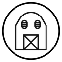 Barn farm icon