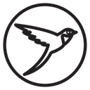 Barn swallow icon