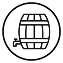 Barrel of beer icon
