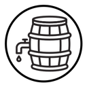 Barrel of beer icon