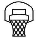 Basketball hoop icon
