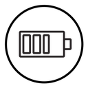 Battery charging icon