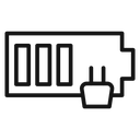 Battery charging icon