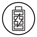 Battery charging icon