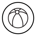 Beach ball icon